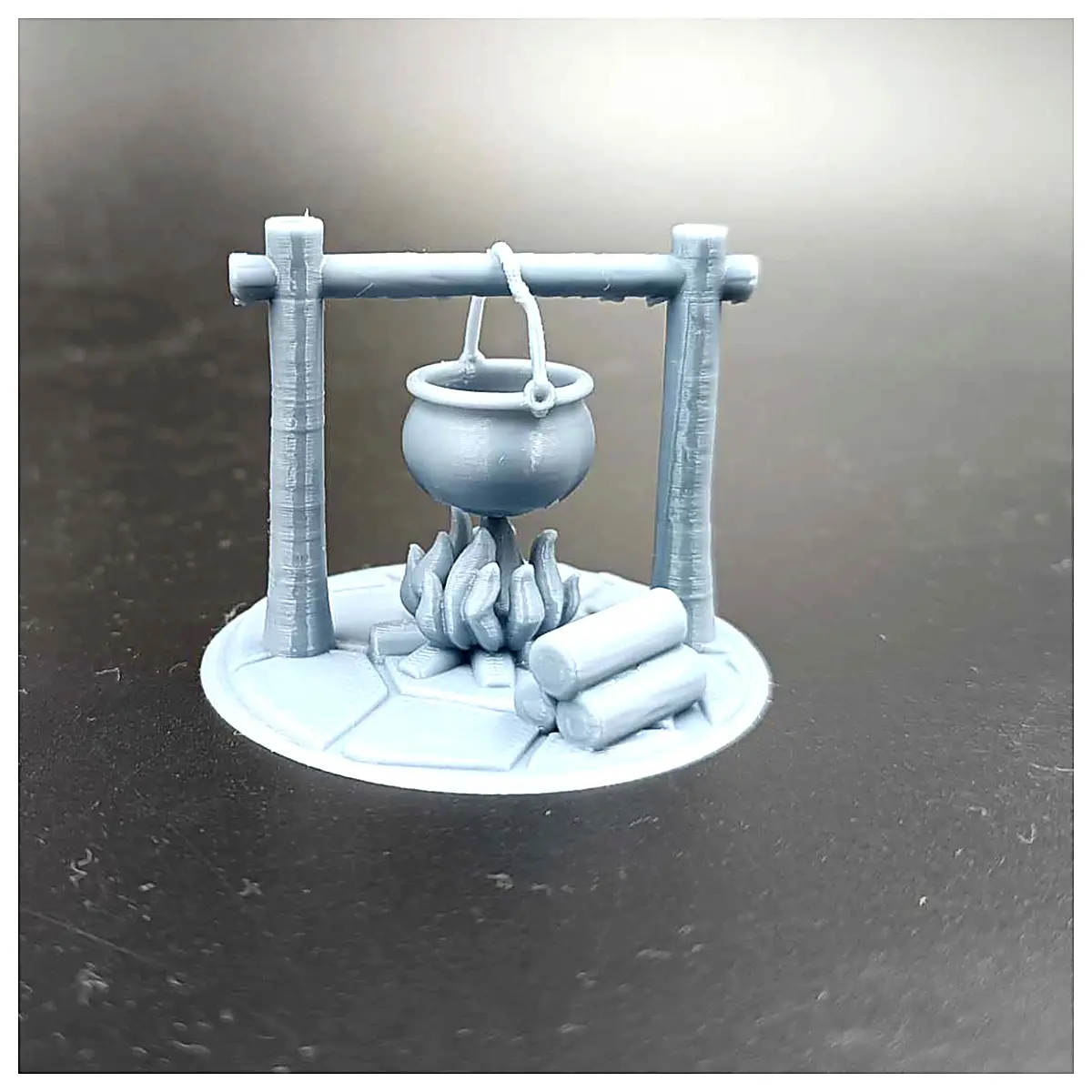 D D Terrain Accessories Campfire Scene Model Props Tabletop RPG Adventure Game Components