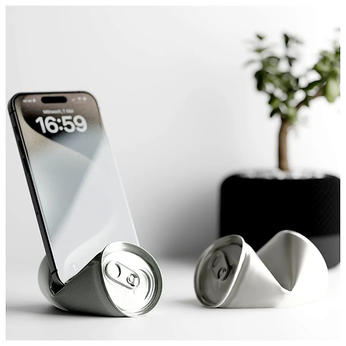 Soda Can Phone Holder Mount Desktop Phone Stand Car Phone Holder Accessory Bracket Support