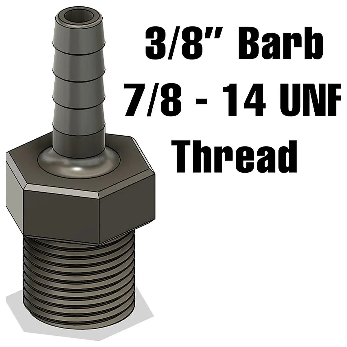 38mm OD Pipe Thread to 78mm 14 UNF Thread Pipe Connector Adapter Coupling Fitting Pipe Accessory Water Pipe Fitting