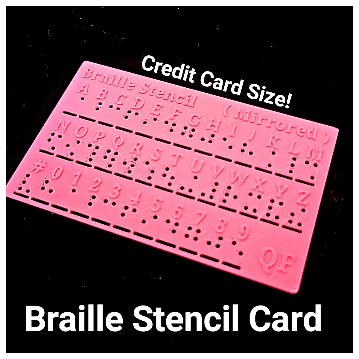 Braille Template Cards Braille Writing Cards Braille Learning Tools Blind Aid Cards Braille Textbooks Braille Practice