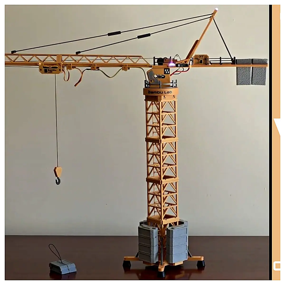 Tower Crane CyberBlock Parts Lift Accessories Hook Chain Mechanical Arm Industrial Equipment Repair Components