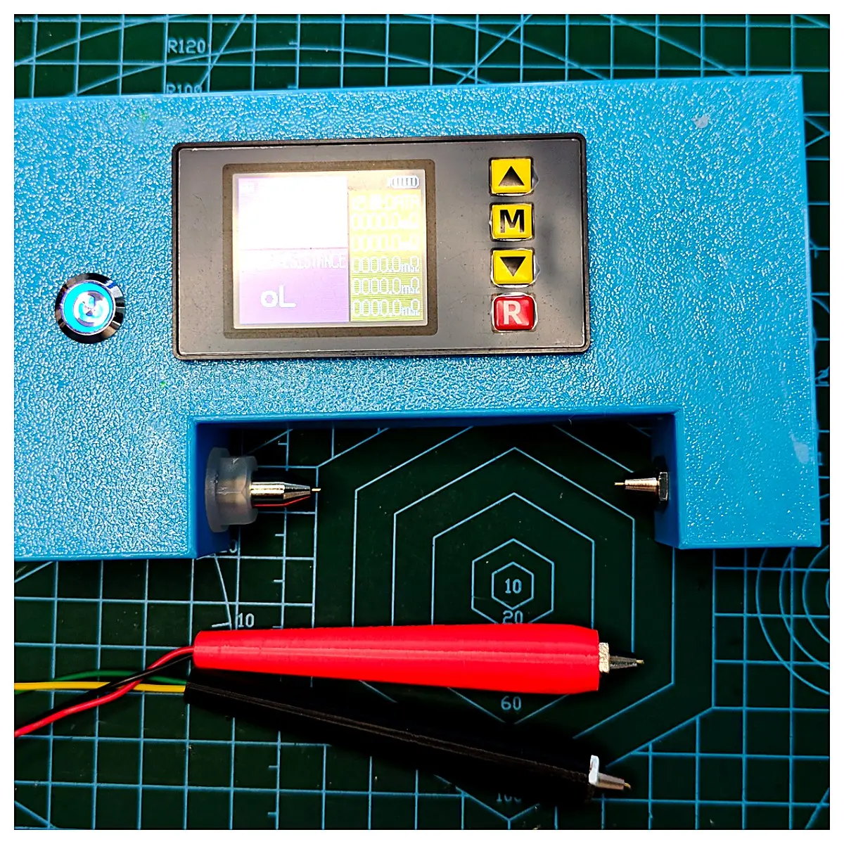 TS457 Internal Resistance Tester AC Impedance Meter Measurement Device Electronic Components Testing Accessories AC Resistance