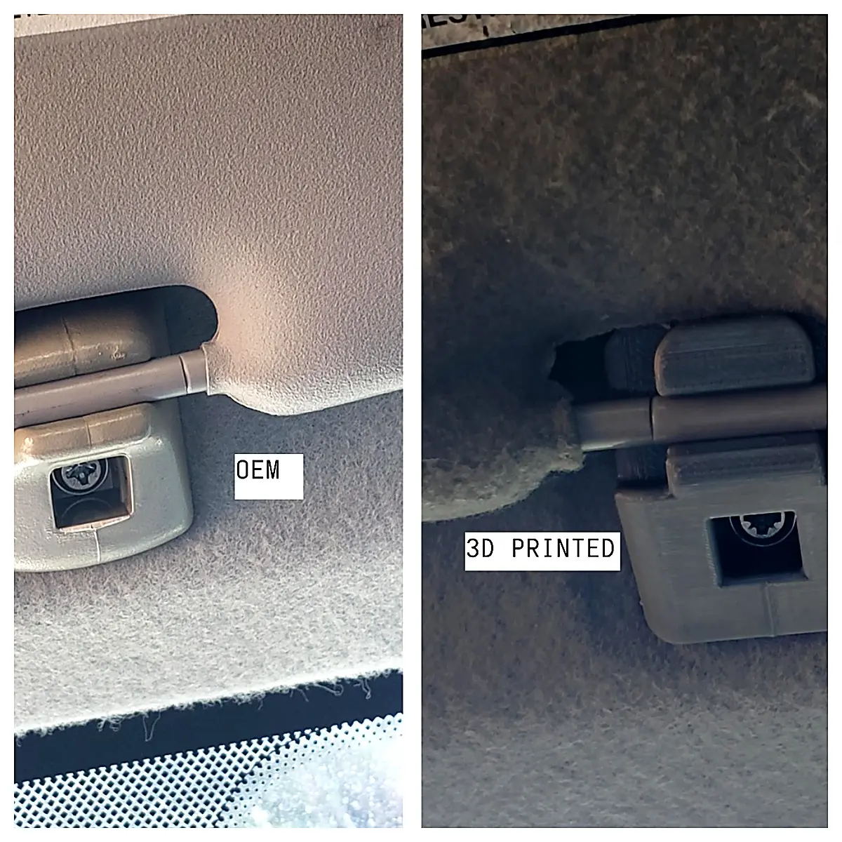 Sun Visor Retainer Clips Car Interior Trim Parts Decorative Clips Retaining Clips Vehicle Accessories Suitable for