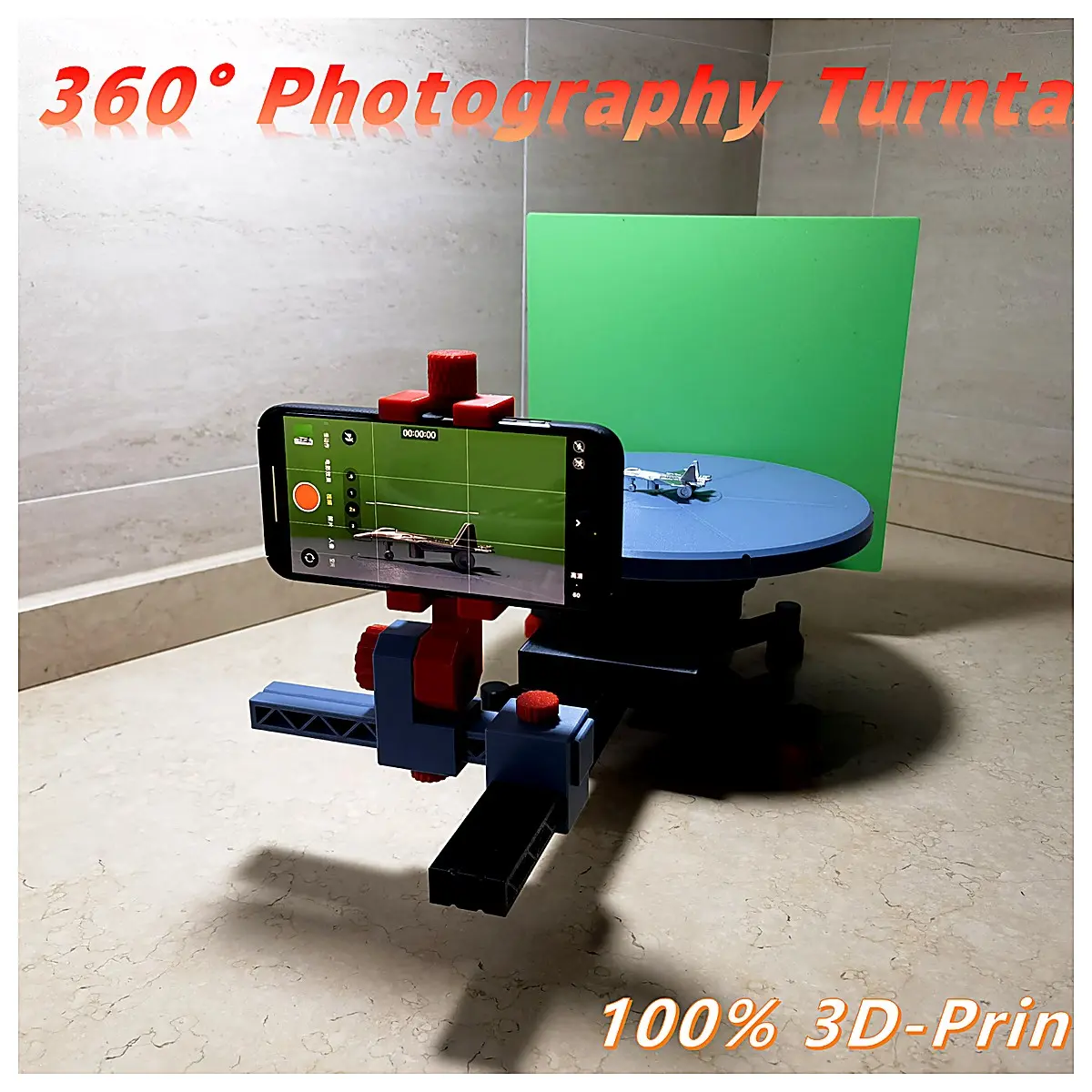 3D Printed Panorama Camera 360 Degree VR Virtual Reality Device Surround Photography Indoor Outdoor Scene Photo Accessories 360 Camera