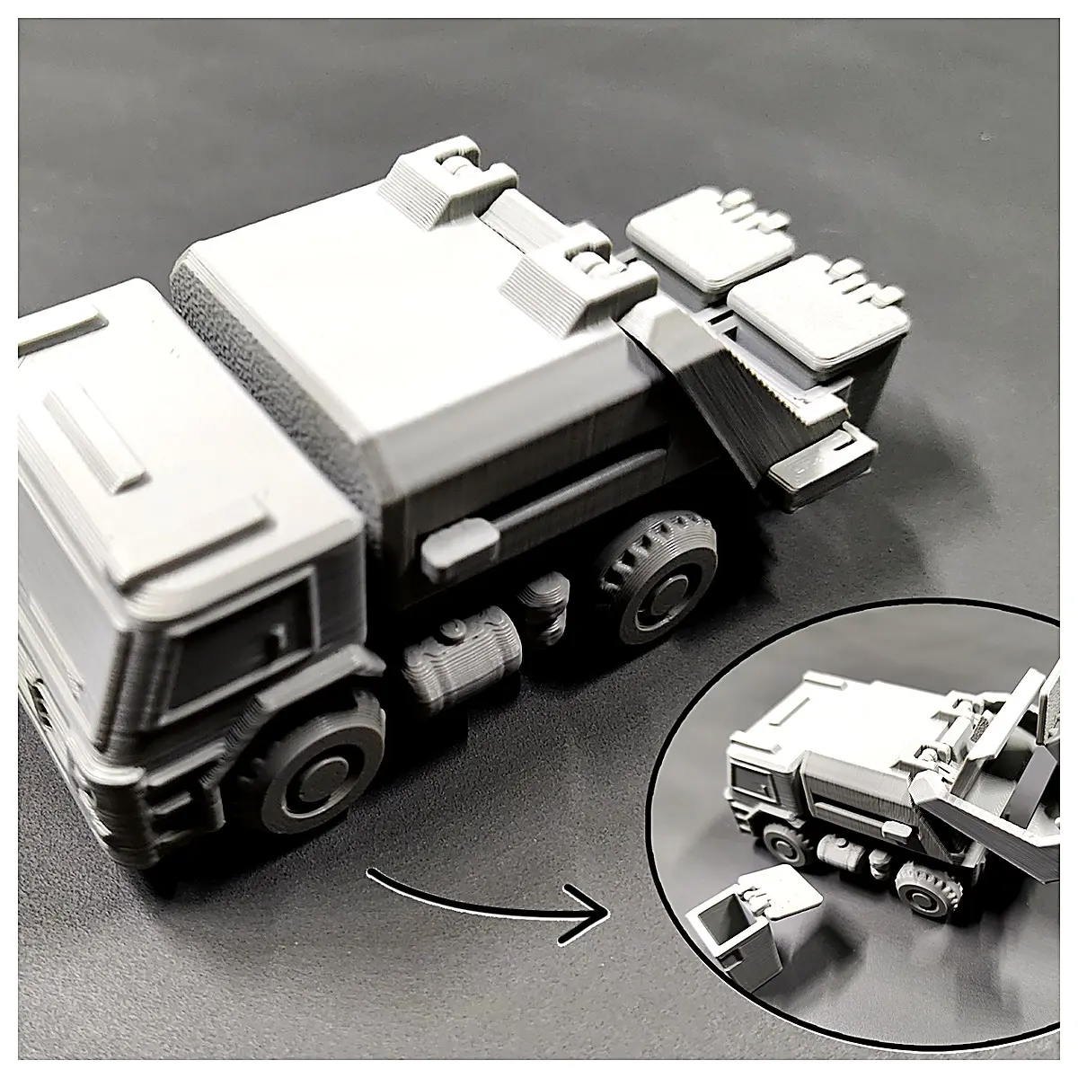Missing Hardware on Garbage Truck Replacement Parts for Non Garbage Truck Accessories Garbage Truck Components Waste Truck Parts Garbage Truck Repair