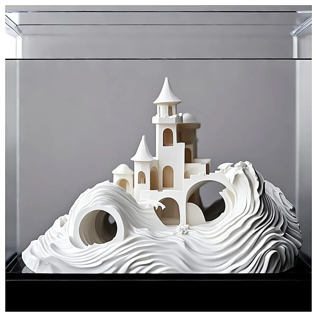 Small Fish Castle Model Breeding Tank Decoration Aquarium Landscape Fish Accessories Fish Setup