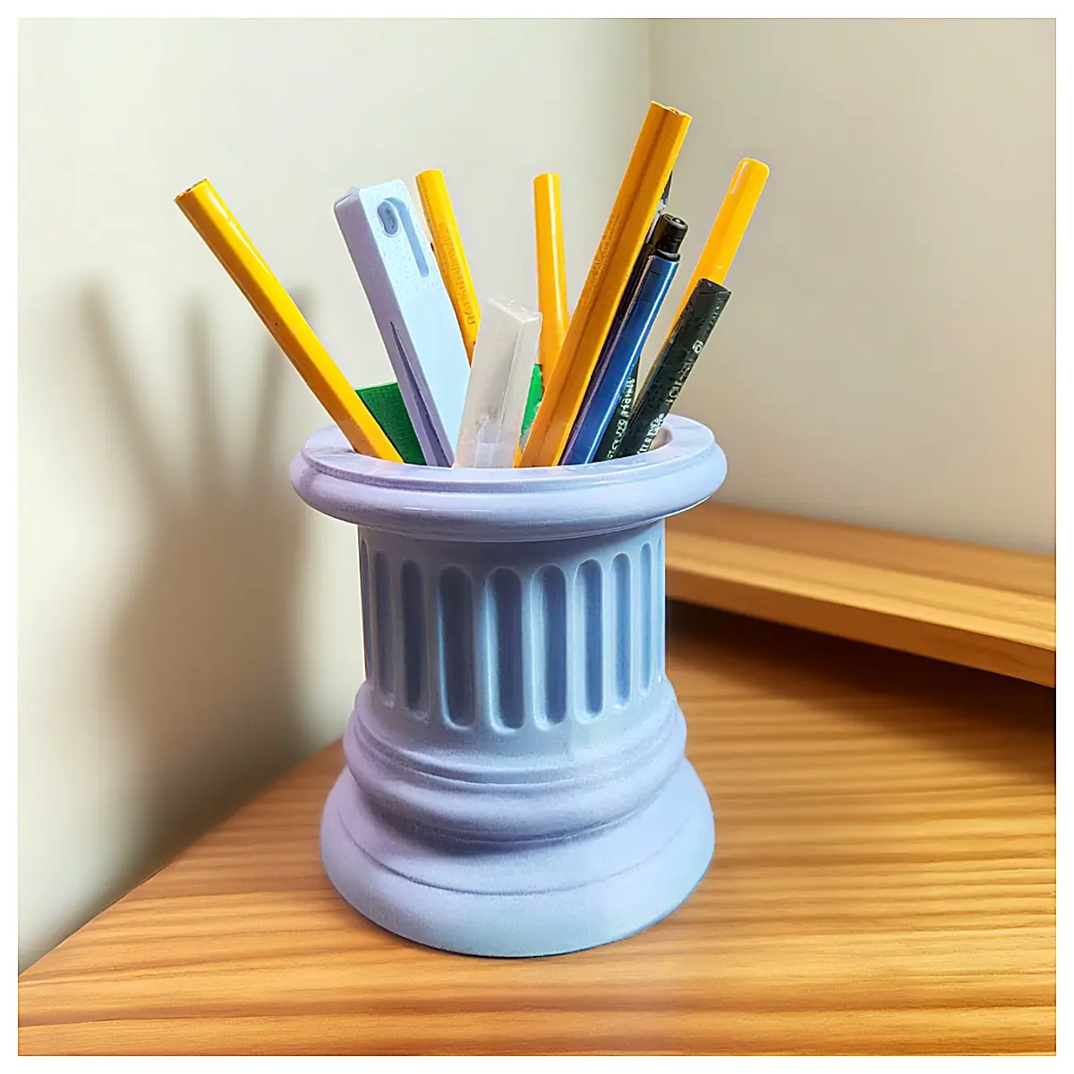 Roman Column Pen Holder Blind Box Display Stand Decoration Desk Ornament Gift Box Creative Home Art Collection