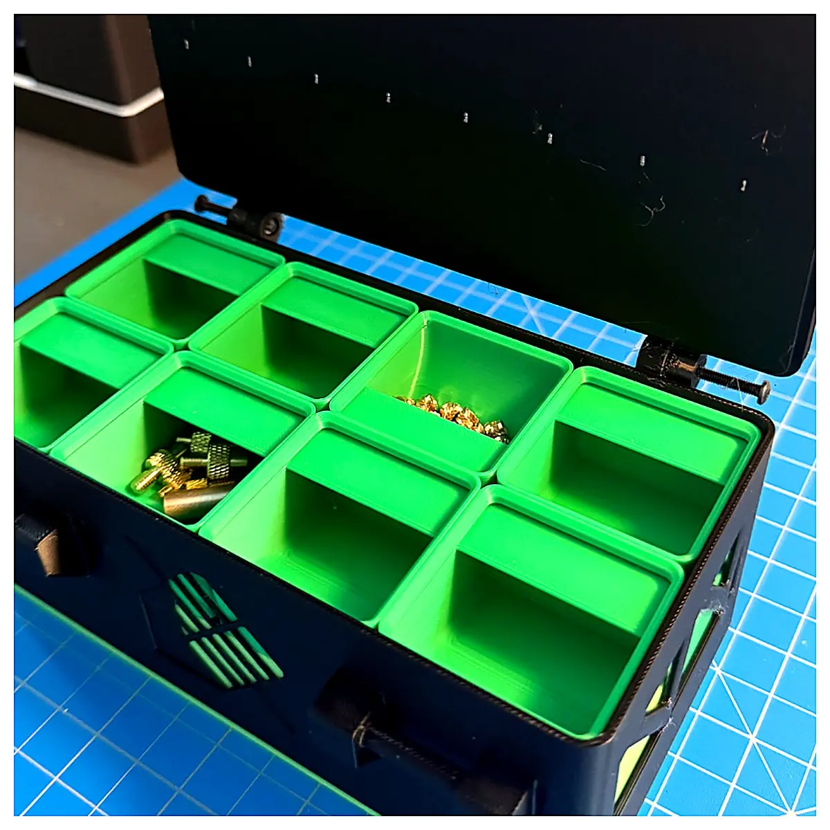 4x2 Grid Storage Box Organizer Shelf Dividers Storage Containers Desk Storage Home Organization Multi Compartment Box