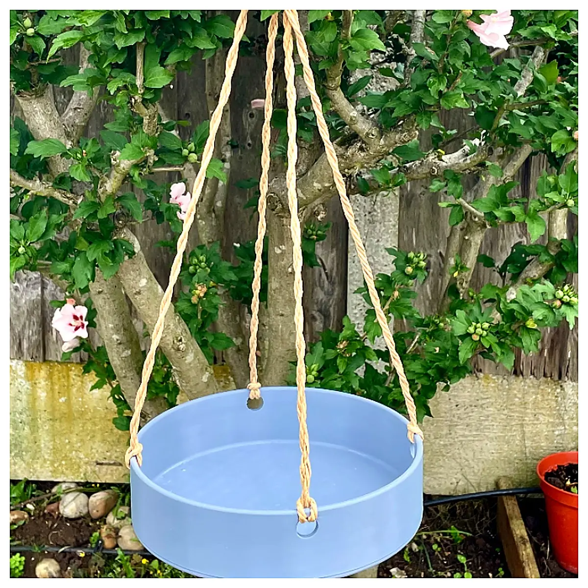 Hanging Bird Bath Drinker Bird Bath Tub Bird Water Bowl Bird Supplies Outdoor Bird Equipment Bird Garden Accessories Bird Water Basin