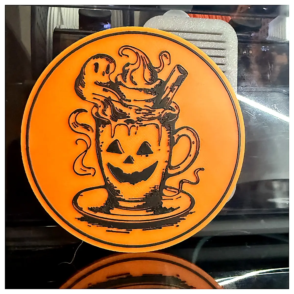 Halloween Coffee Mat Spooky Decor Party Placemats Festive Table Protector Candy Display Halloween Party Supplies Ghost Decoration