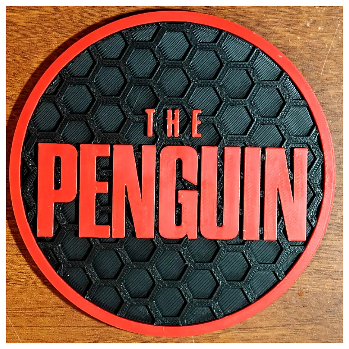 Penguin Hexagon Coasters Silicone Non Slip Cup Mats Desktop Protection Coffee Pads Mat for Tea Coffee Drinks Home Decor