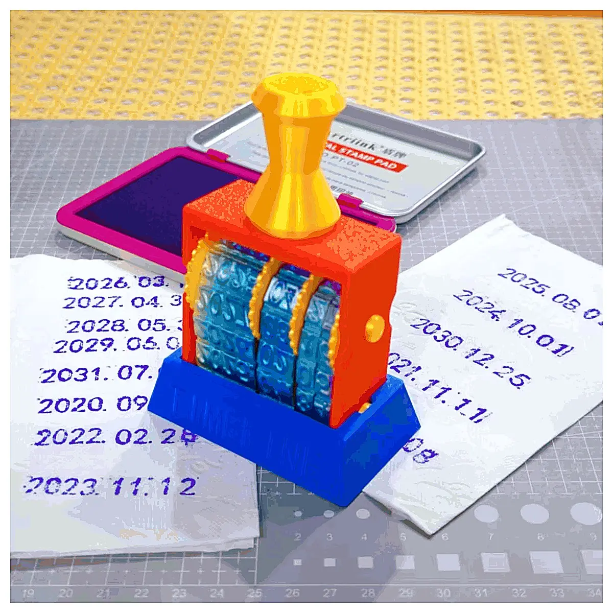 Timeline Date Seal Accessories Relief Stamps Stamps Chasing Tools Historical Commemorative Items Collection Supplies