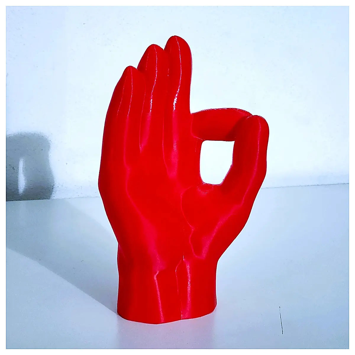 OK Gesture Model Hand Sculpture Art Hand Pose Hand Art Sculpture Sculpted Hand Art Hand Model Collectible Learning Tool