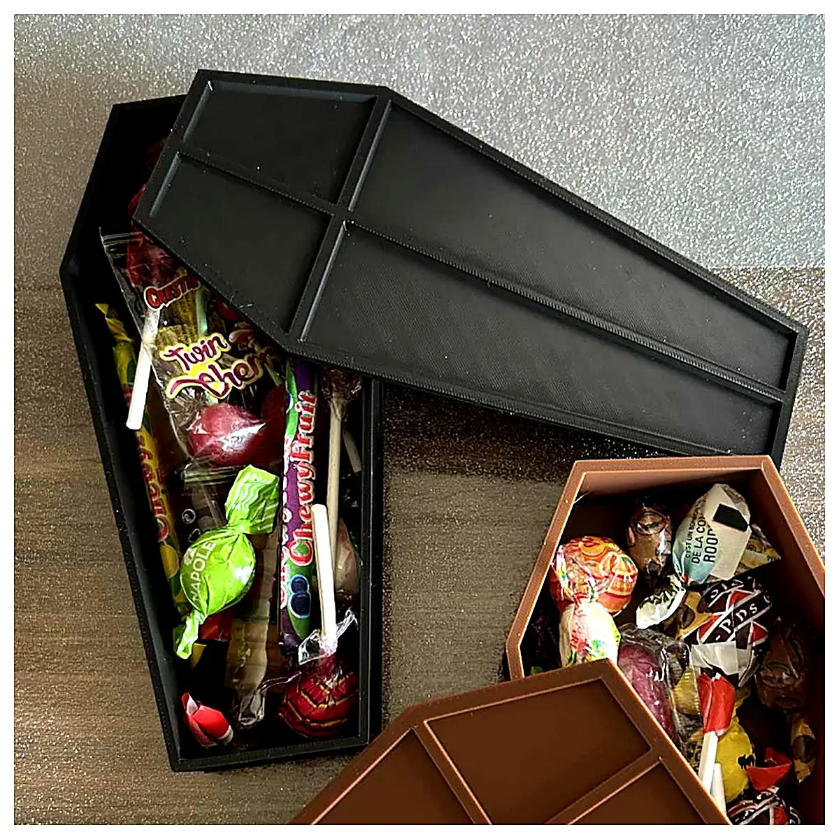 Halloween Tomb Decoration Coffin Box Skeleton Toys Ghost House Props Festival Gifts Decoration Accessories