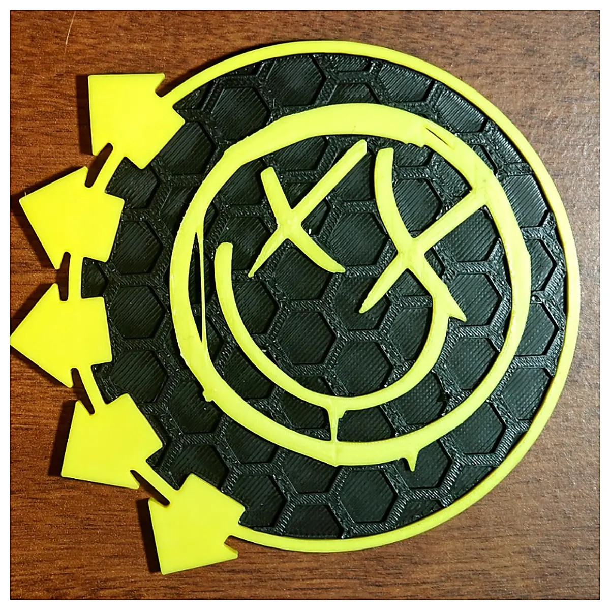 Blink 182 Hexagon Coasters Car Desk Decoration Coffee Mat Pad Protector Automotive Accessories