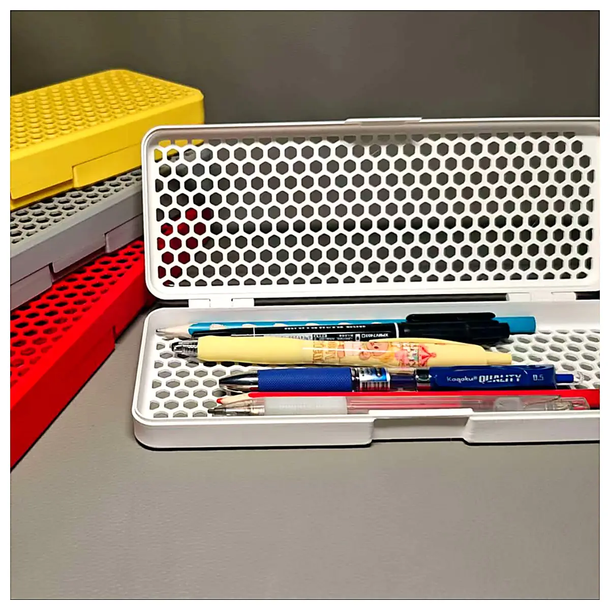 Pencil Case Student Stationery Pen Holder Organizer Case Pencil Bag Creative Learning Supplies Kids Gift Pencil Case Accessories