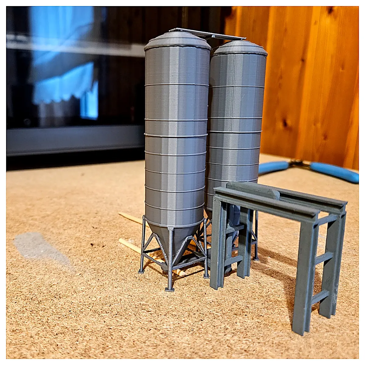 Double Cylinder Silo Industrial Storage Tower Storage Containers Easy Loading Unloading Equipment