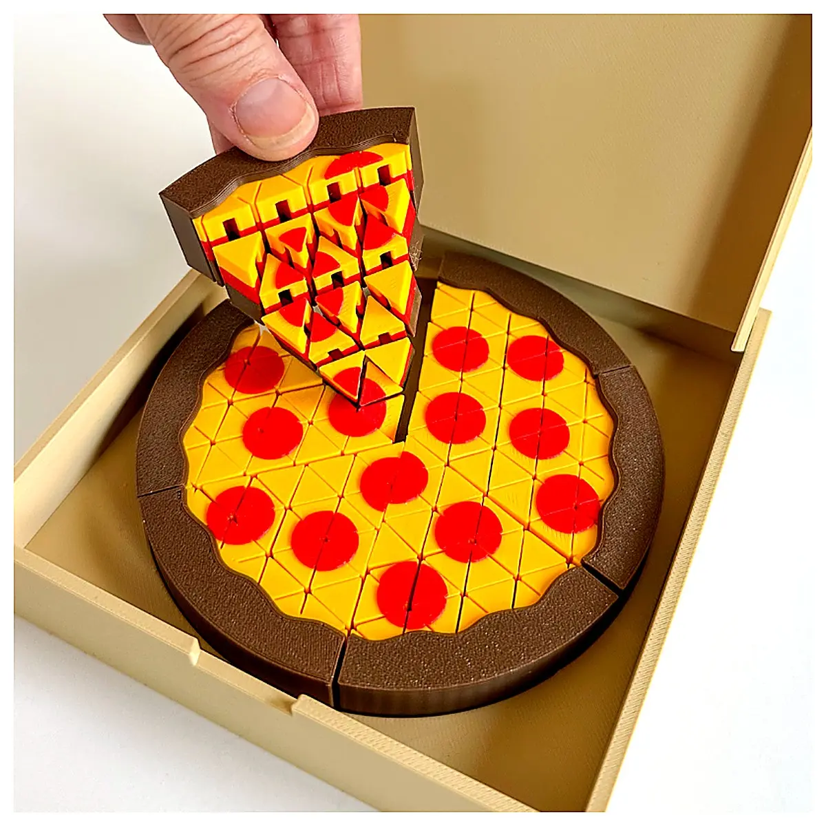 Mini Pixel Pizza Slices 2 Flavors Retro Game Food Pizza Pieces Snack Bites Party Treats Pixel Style