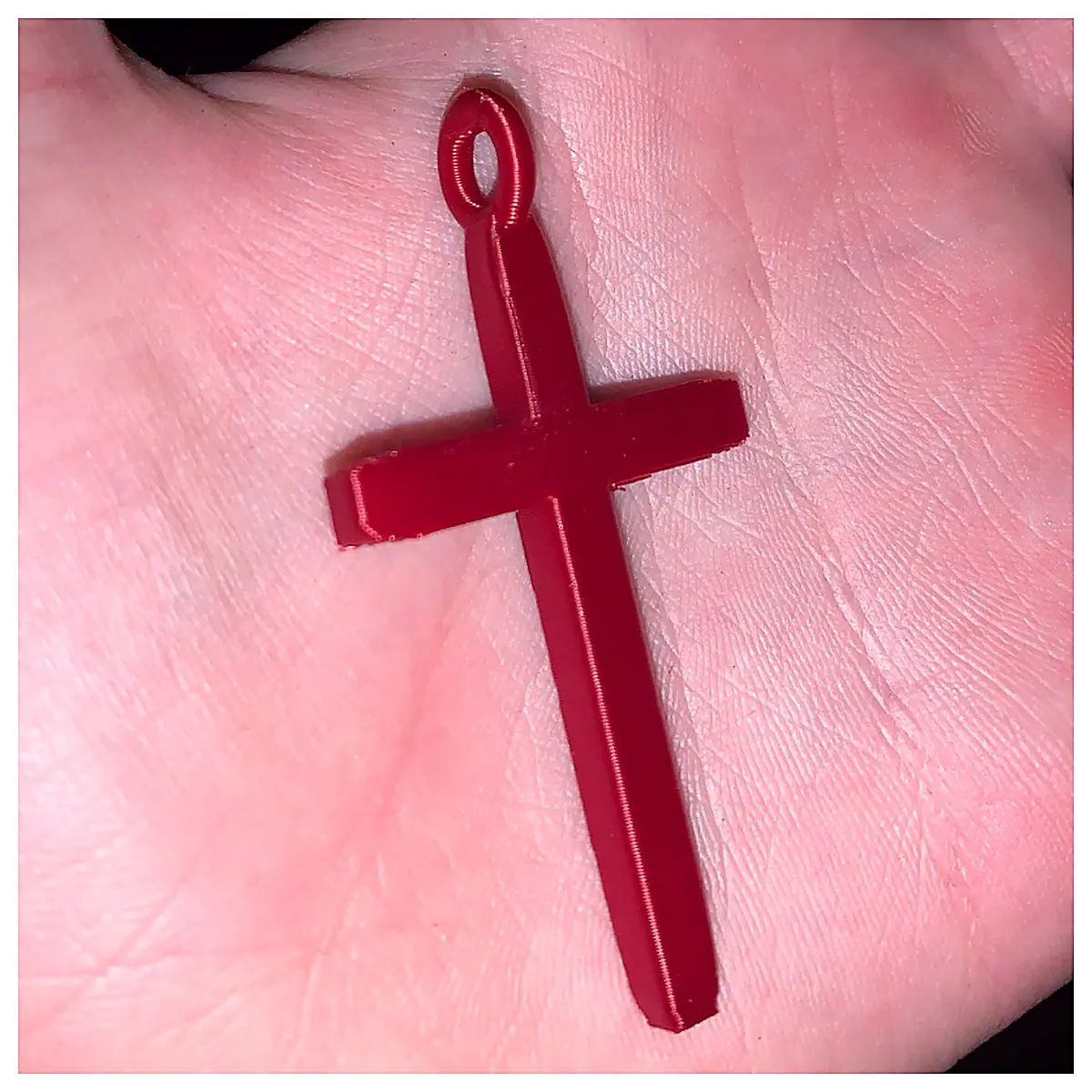 Cross Keychain Simple Design Religious Charm Christmas Gift Car Accessory Keyring Decoration Pendant