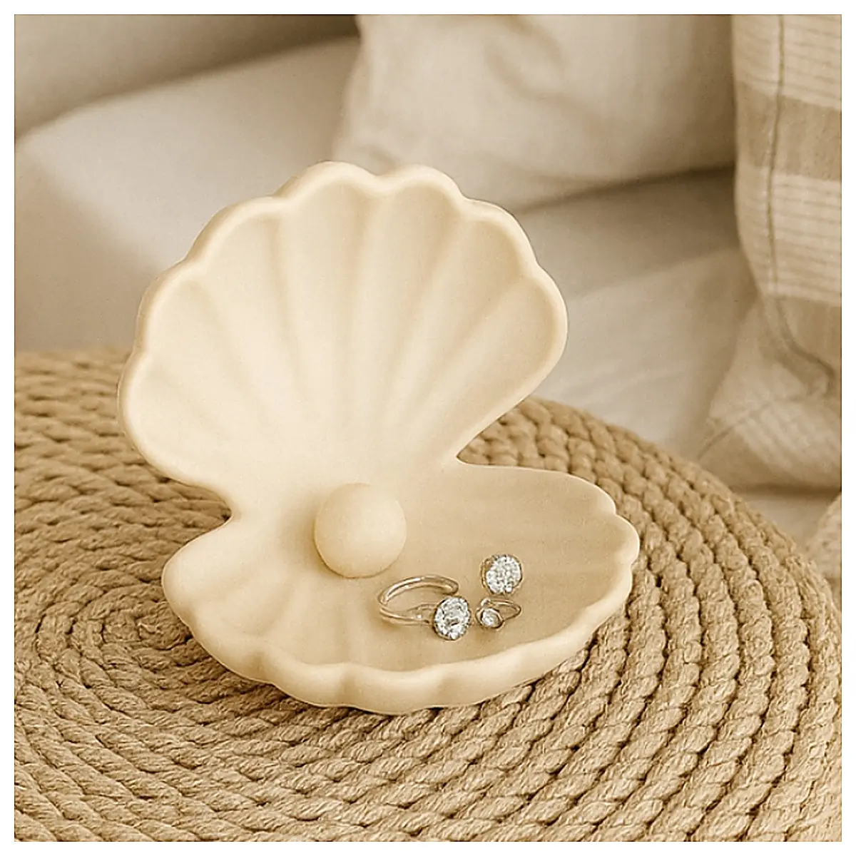 Shell Tray Jewelry Display Stand Decoration Jewelry Display Creative Home Decor Shell Crafts