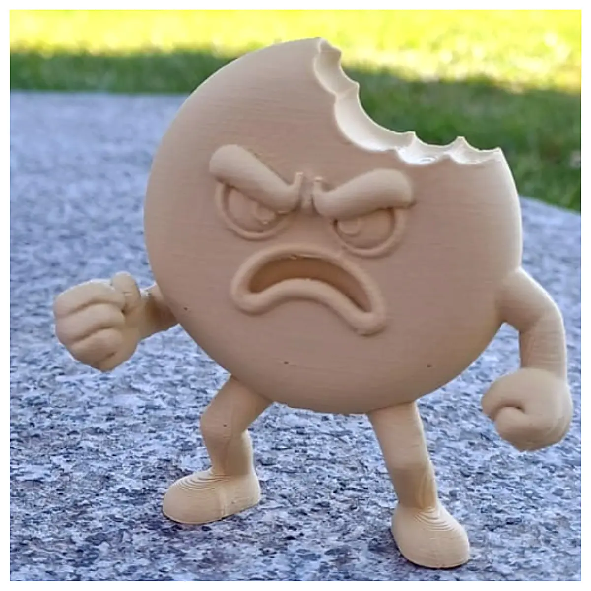 Angry Crunchy Bites Cookie Toy Kids Chewing Toy Sensory Toy Toddler Learning Bite Safe