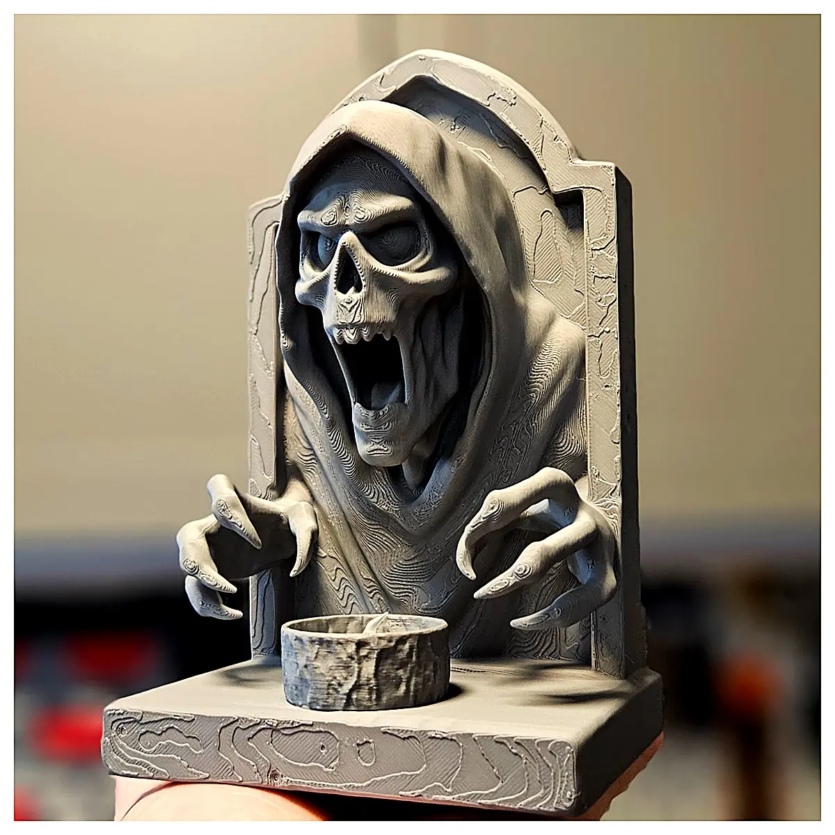 Scream Ghoul Ghost Horror Decoration Halloween Gift Spooky Night Horror Theme Decor