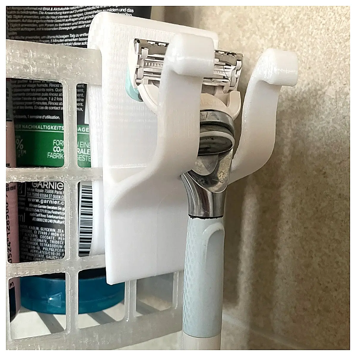 Shaving Rack Rotating Shaver Holder Shaver Storage Bathroom Shelf Shaver Accessories Shaving Stand Organizer