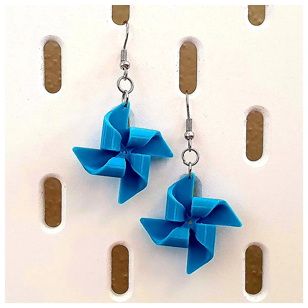 Origami Flower Earrings Paper Flower Earring Creative Handmade Earrings Cute Girl Style Sweet Delicate Earring Decoration Earring Outfit Matching