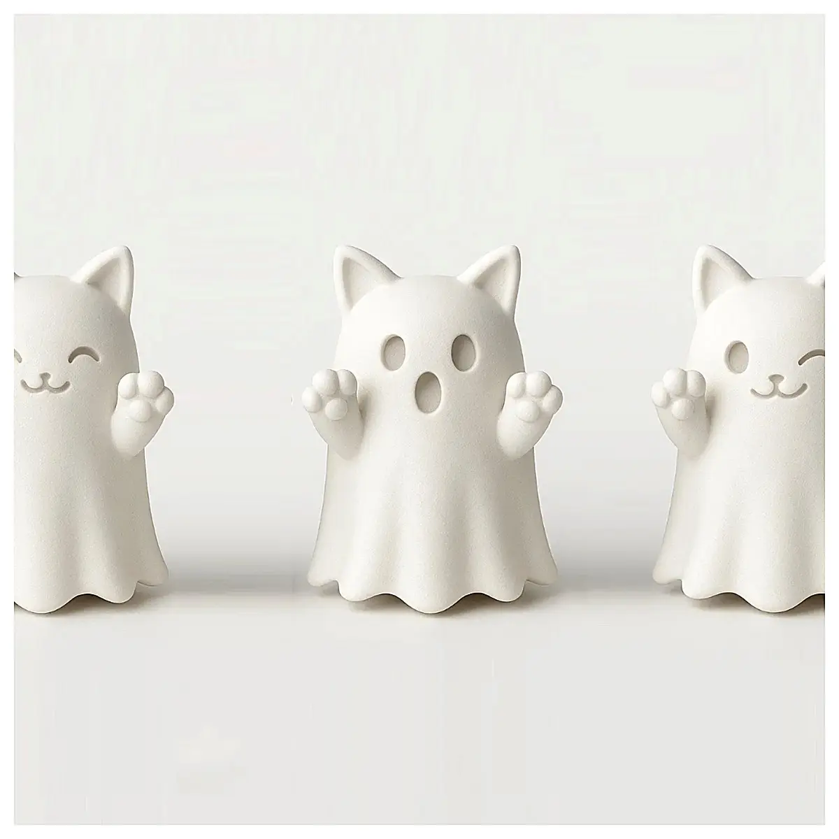 Halloween Ghost Cat Toy Pet Decoration Phantom Character Plushie Festive Gift Suitable for Cats Pet Accessories