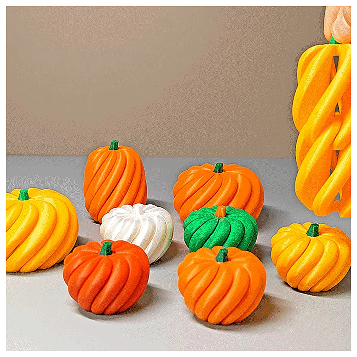 Spiral Toy TD6 Print Integrated Spiral Traverse Fun Autumn Decoration Creative Gift