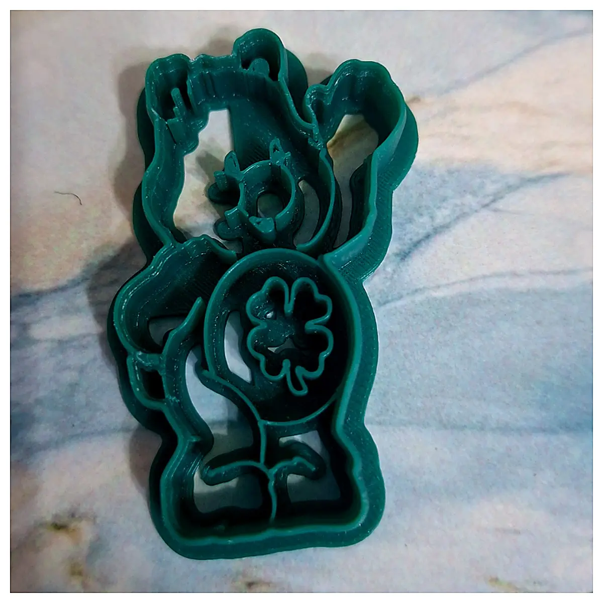 Bear Shamrock Cookie Cutter Cake Decorating Baking Tool DIY Shape Cutter Food Grade