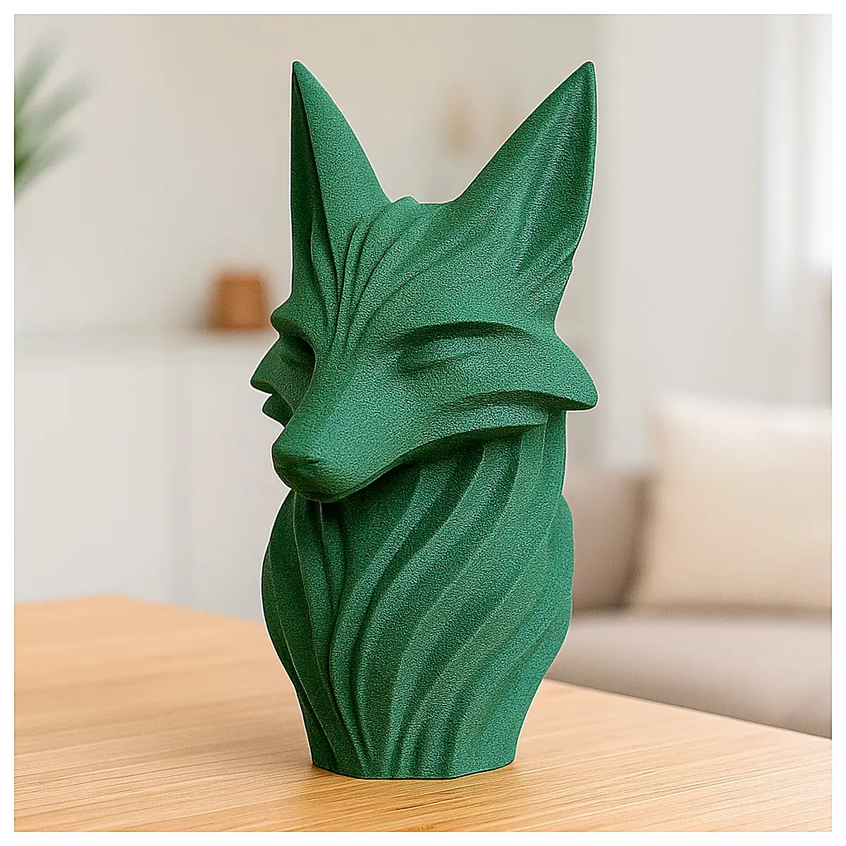 Mysterious Fox Decor Fox Figurine Home Decor Decorative Art Creative Gift Fox Theme