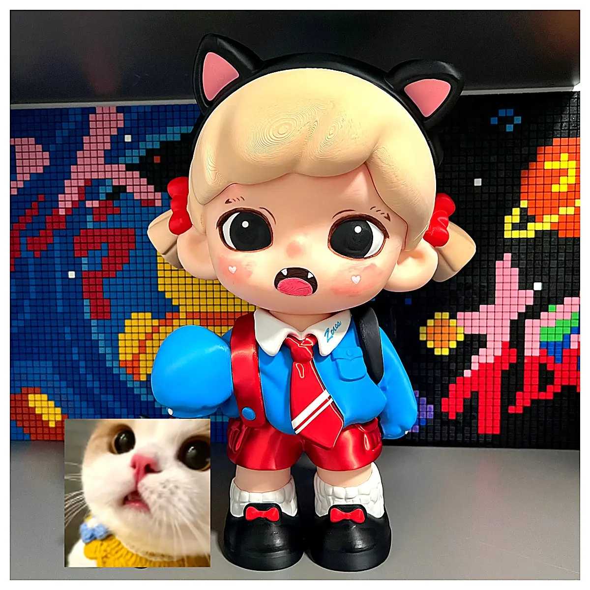 Ballet Cat Figurine 38CM 28CM Multi Piece Version Realistic Plush Toy Cat Model Kids Gift Cute Pet Accessory
