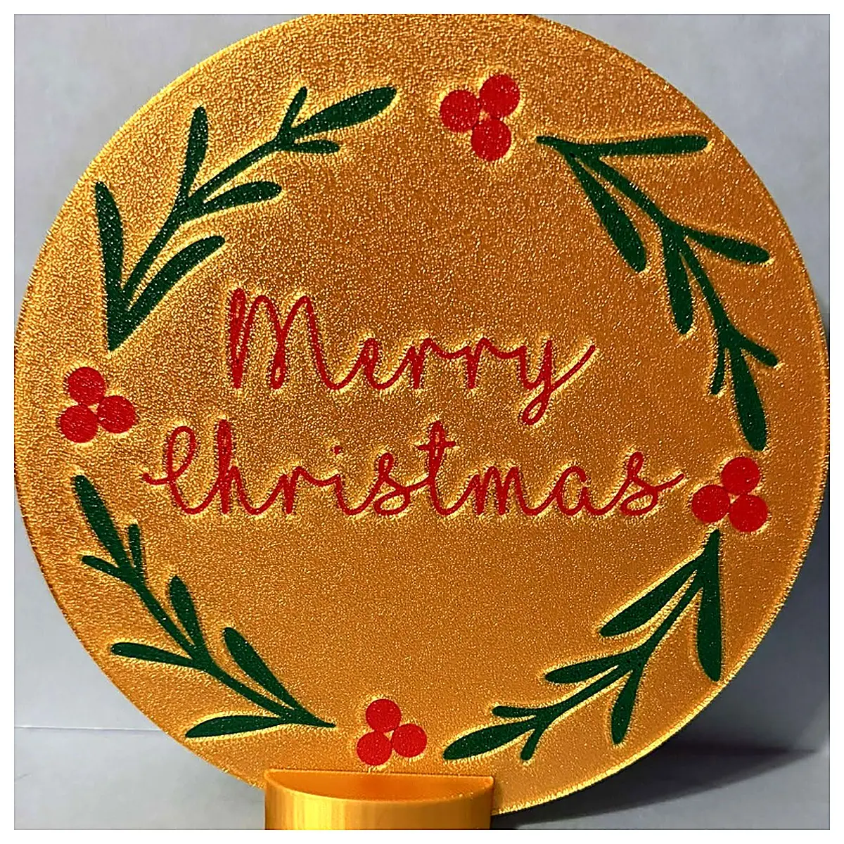 Christmas Sign Stand Decoration Display Festive Christmas Accessory Tree Ornament Holiday Decor Gift Idea