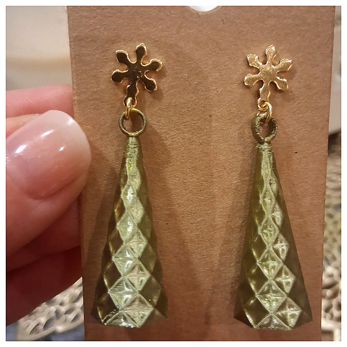 3D Christmas Tree Earrings Eve Decor Festive Earrings Christmas Gift Tree Accessories Holiday Decoration