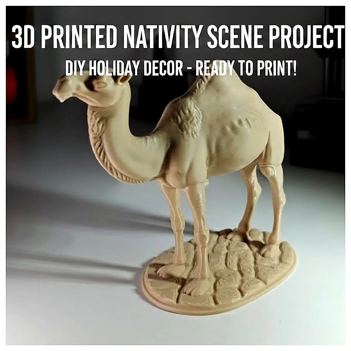 Nativity Scene Three Wise Men Camel Toy for Kids Baby Educational Figures Simulation Animal Role Play Toddler Gift