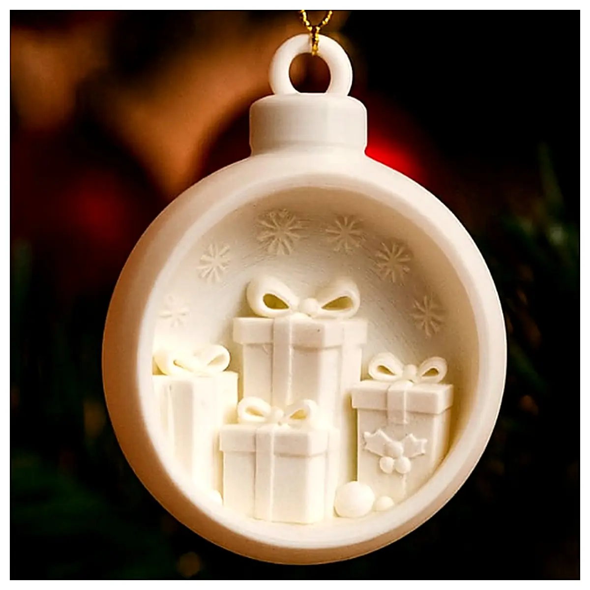 Christmas Ornament Hanging Festive Gift Christmas Tree Decoration Christmas Present Christmas Accessory Christmas Decor for Holiday Cheer
