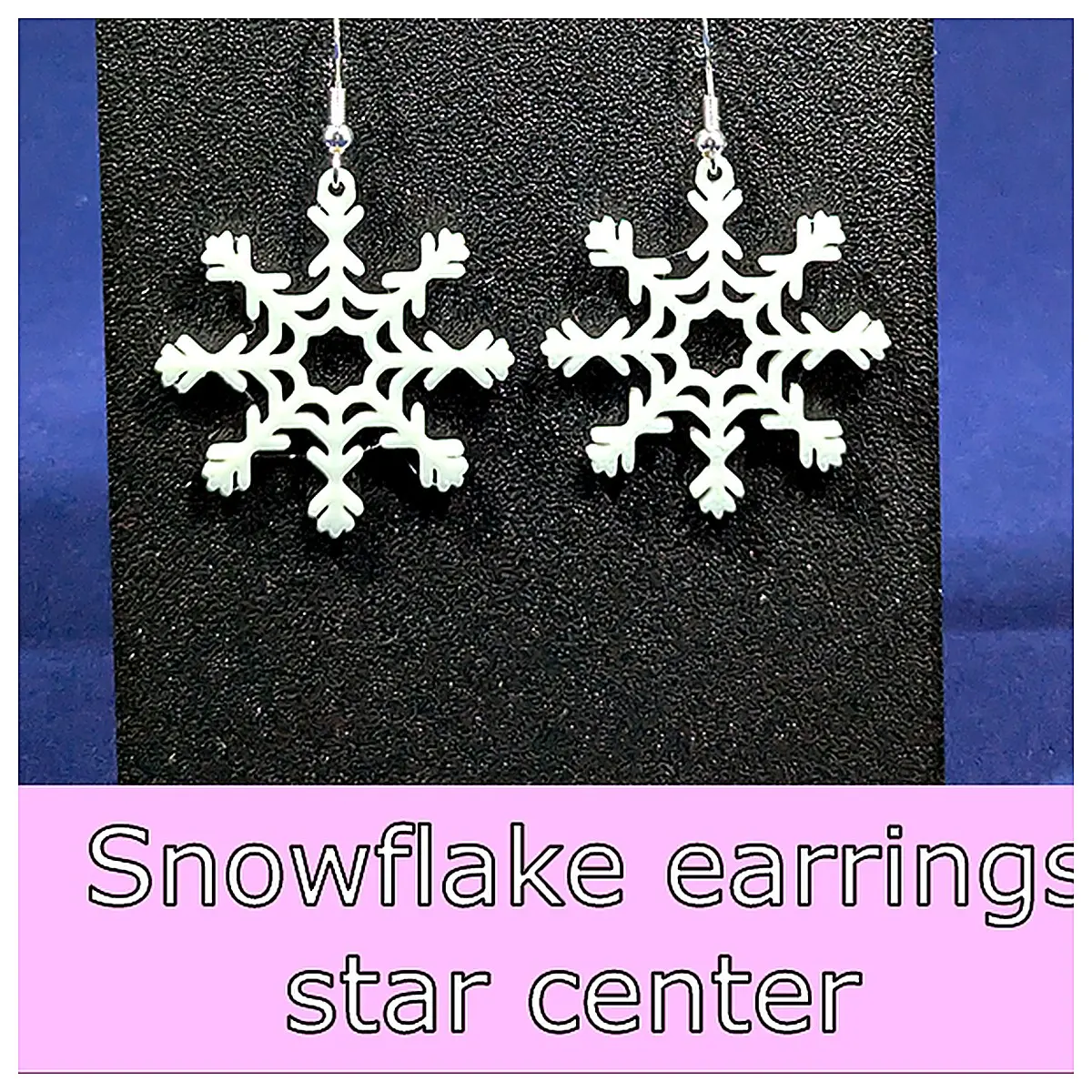 Star Snowflake Earrings Women s Style Ice Crystal Earring Geometric Drop Earrings Romantic Decoration Girl Gift Shining Earrings