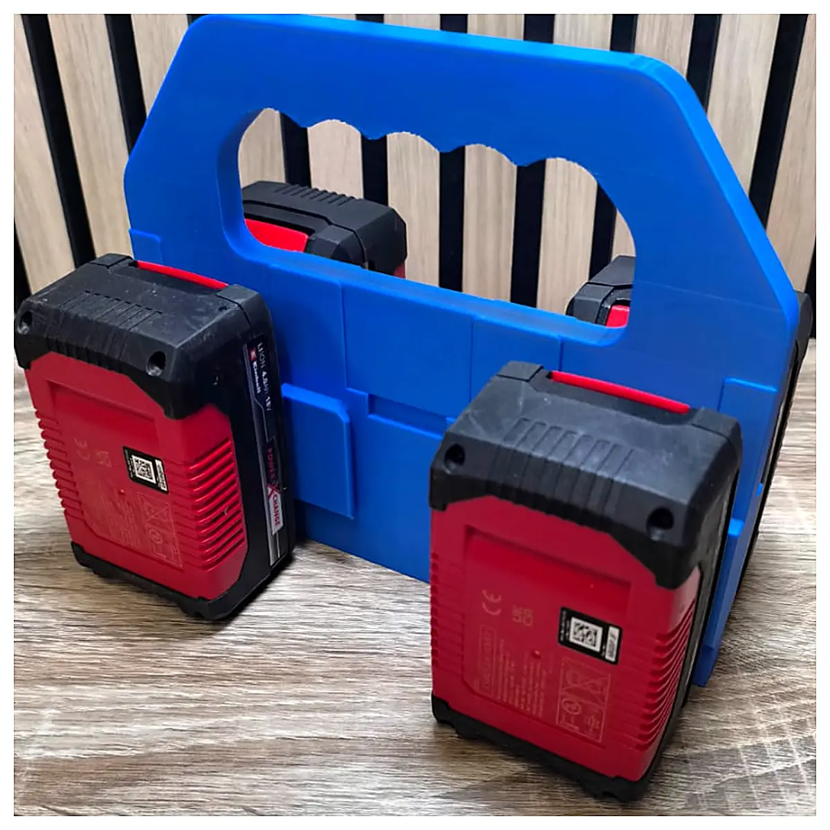 Einhell Battery Holder Charger Mount Battery Stand Phone Holder Compatible with Einhell Batteries Battery Accessory Stand