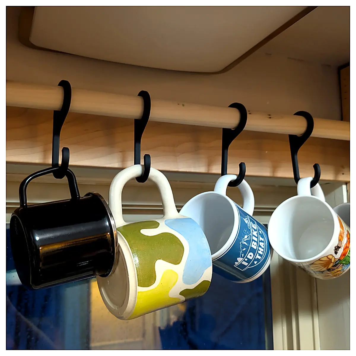 Coffee Cup Holder Stand Coffee Cup Rack Coffee Cup Display Stand Kitchen Table Decor Coffee Cup Fixer Coffee Cup Organizer