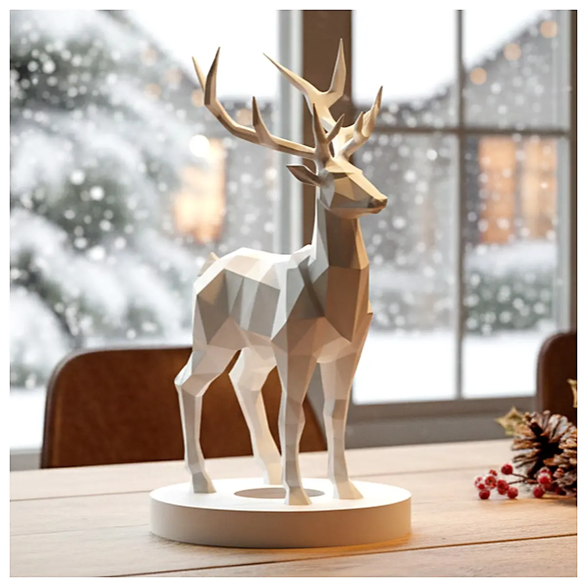 SolYan Strong Reindeer Toy Explorer Outdoor Kids Ride On Animal Figure Role Play Outdoor Activities Toddler Toy