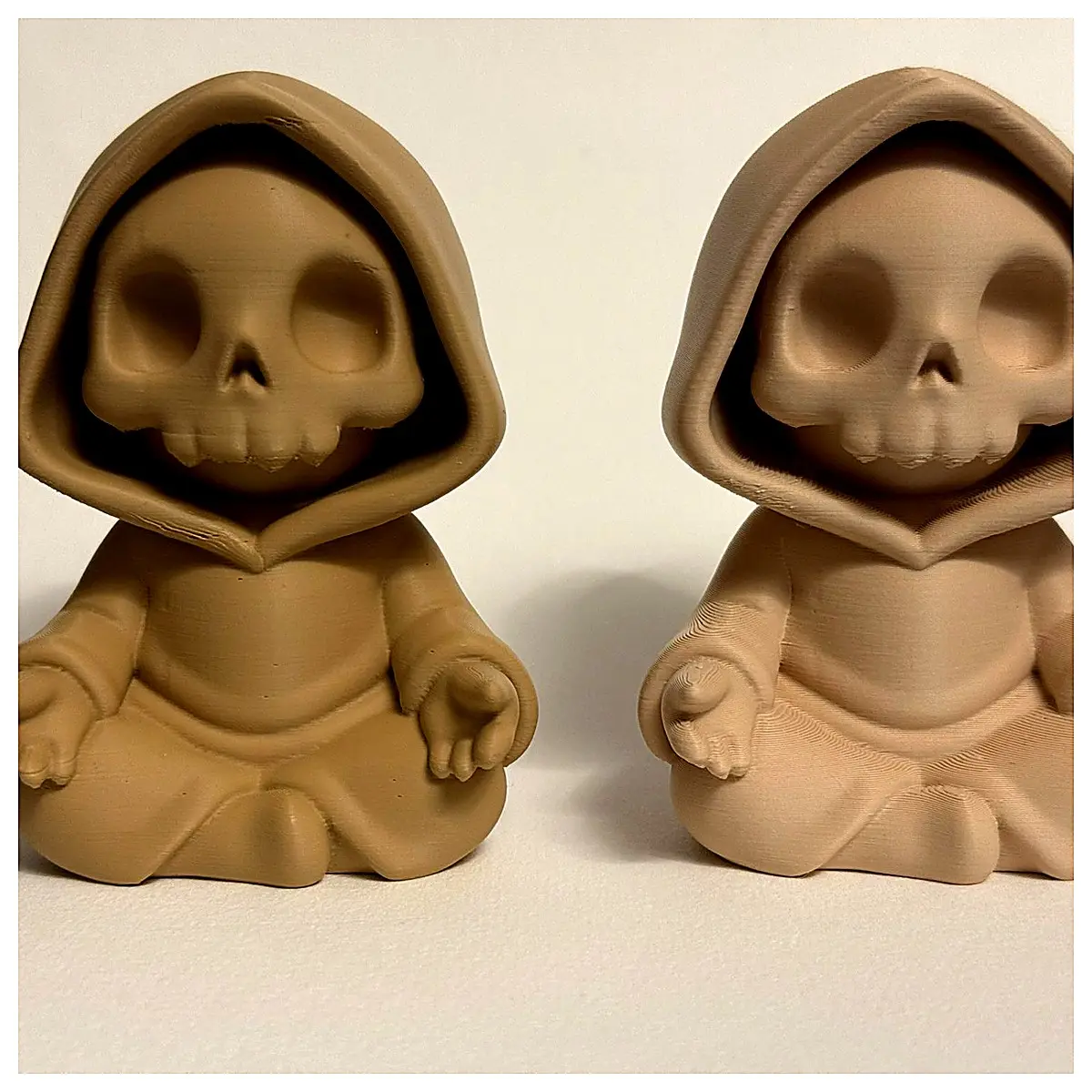 Meditation Skeleton Figurine Easy to Print Skull Model Zen Decor Bone Sculpture Meditation Accessory Simple Assembly