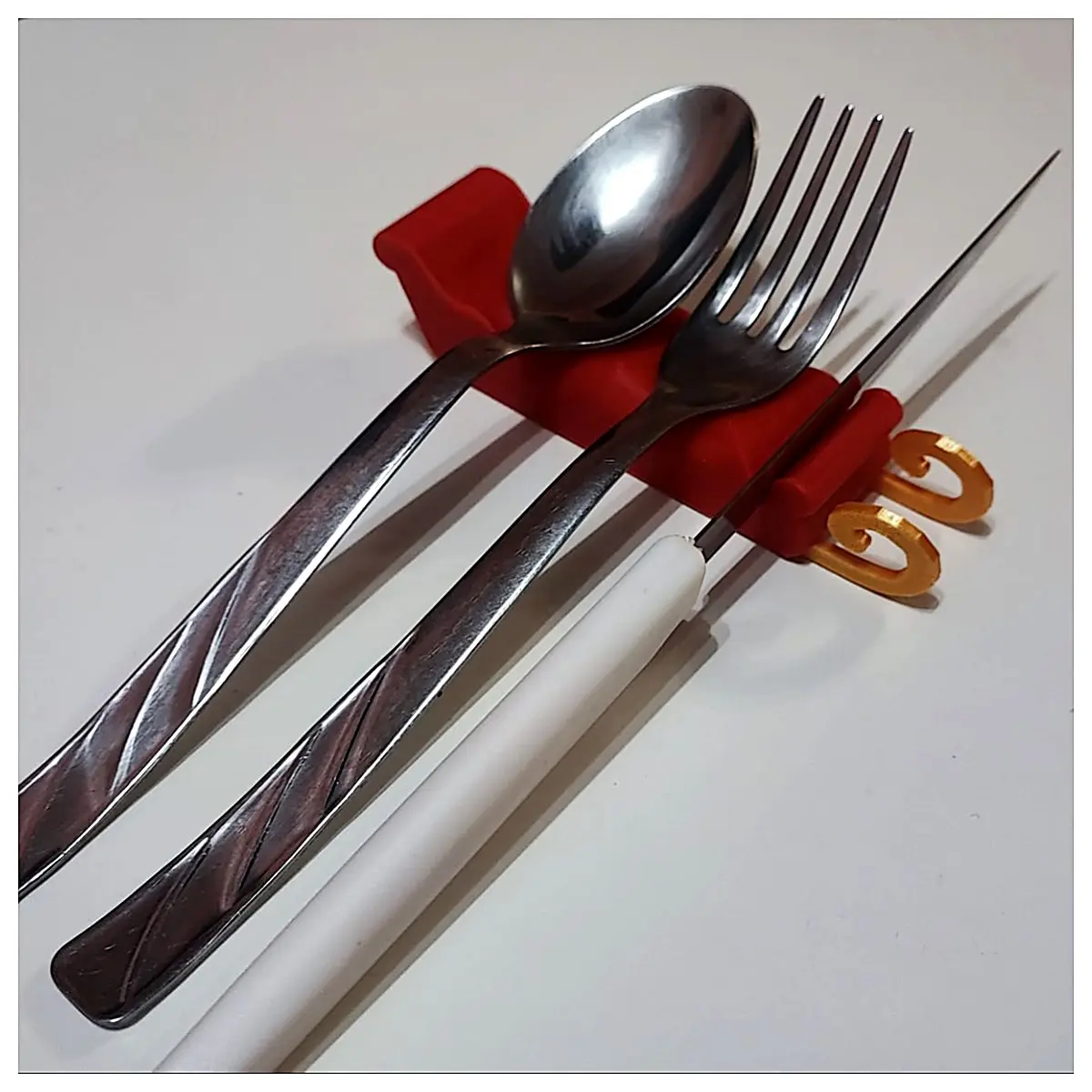 Ski Style Utensil Rack Kitchen Shelf Dining Room Dish Organizer Wall Mounted Storage Space Saver