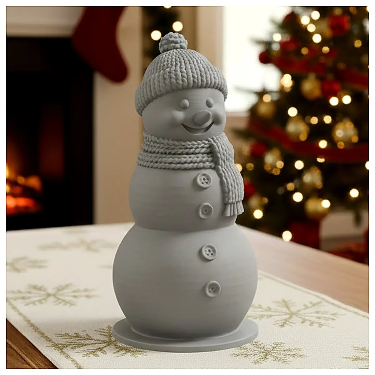 Christmas Snowman Toy Figurine Holiday Decoration Kids Gift Christmas Decor ful Fun