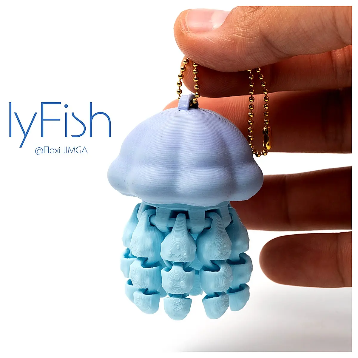 Sea Jelly Active Joint Keychain Realistic Simulation Jelly Toy Novelty Gift Beach Decoration Keyring Accessory