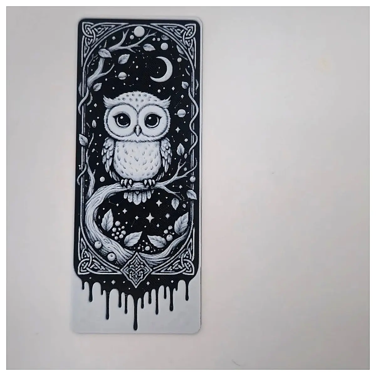 Cute Owl Moon Star Night Sky Bookmark Student Bookmark Learning Supplies Creative Bookmark Gift Decoration