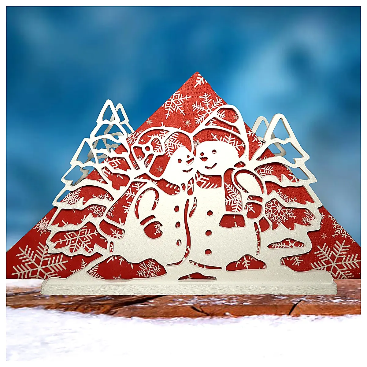 Christmas Tablecloth Holder Decoration Festive Display Xmas Party Accessory Ideal for Christmas Theme