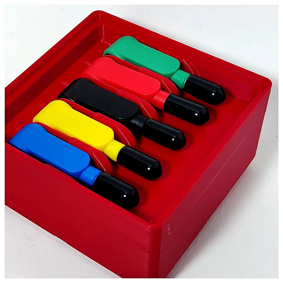GridFinity Magnetic Test Probes Box Magnetic Field Detector Measurement Tool Probe Accessories Magnetic Field Sensor Field Analysis Magnetic Testing