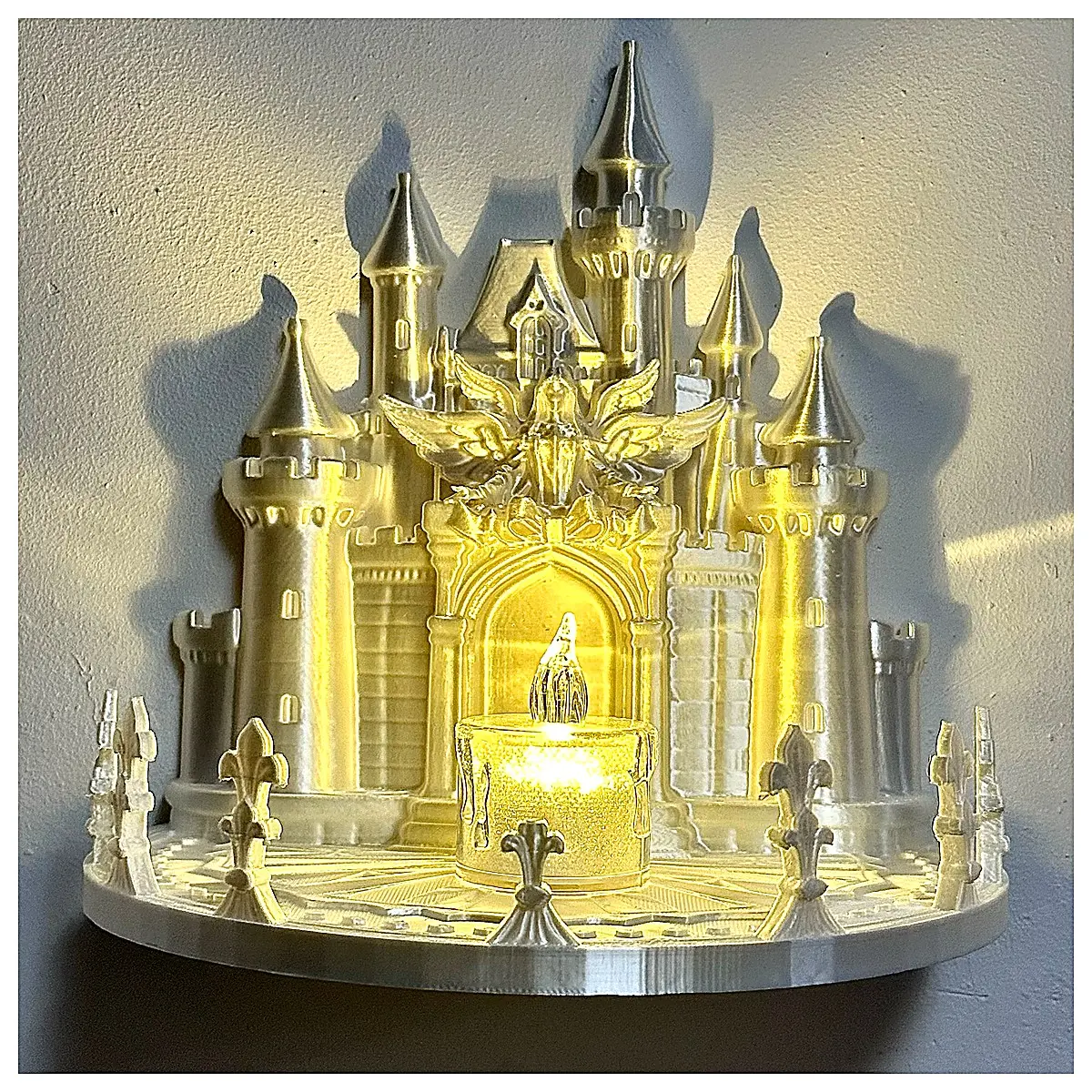 Angel Mural Wall Hanging Grand Castle Angel Decor Bedroom Living Room Wall Art Tapestry Wall Decor Wall Hanging Ornament