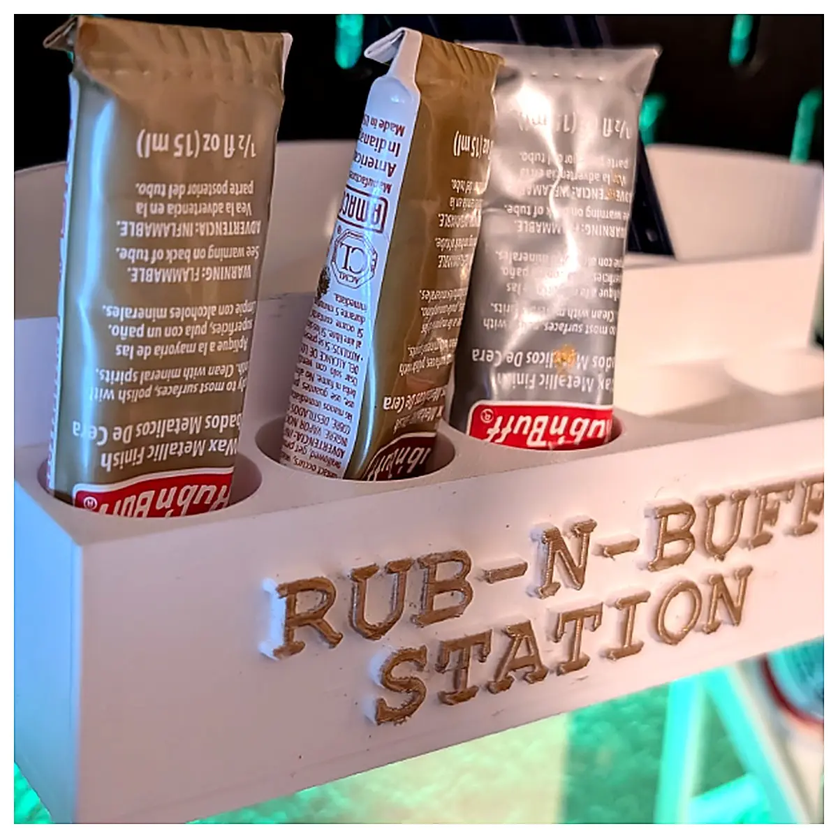 Rub N Buff Surface Protector Pads Set Scratch Remover Wood Furniture Repair Polishing Protection Finish Coating